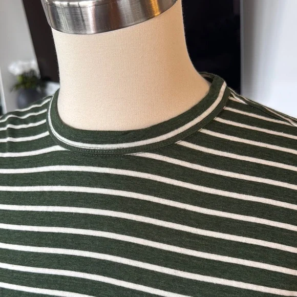 Todd Snyder Green & White T-Shirt - Picture 2 of 4